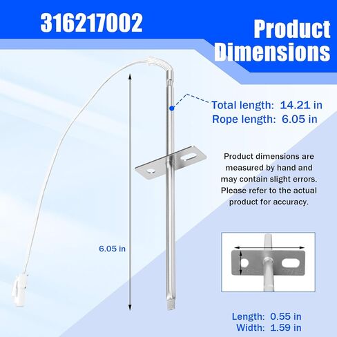 316217002 Temperature Sensor for Frigidaire Electrolux Kenmore Oven - 1 PCS in Kuwait