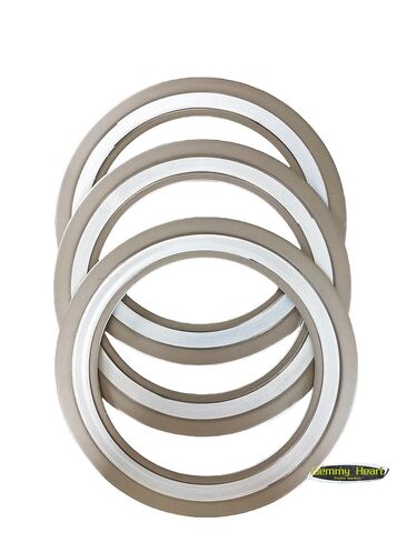 GemmySeal Spiral Wound Gasket with 316SS Inner&Outer Ring,PTFE Filled,5Pcs 2-1/2 '' DN65-1500lb in Saudi Arabia
