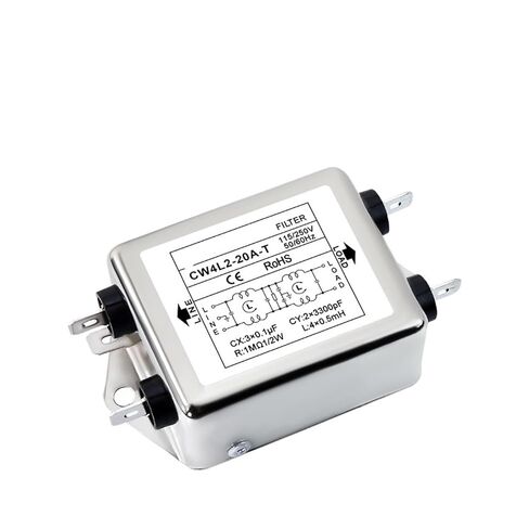 CW4L2-3A/6A/10A/20A-T AC Two-Stage Solder Lug Single-Phase AC Power Filter(CW4L2-20A-T) in Kuwait