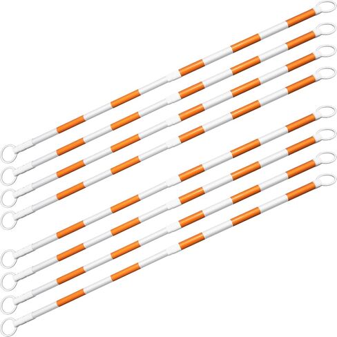 8 حزم من 4 أقدام إلى الحد الأقصى 7 أقدام قضبان مخروطية مرورية قابلة للسحب، قضبان مخروطية عاكسة قابلة للتوسيع لسلامة مواقف السيارات، حواجز مؤقتة محمولة لبناء أعمال الطرق in Kuwait