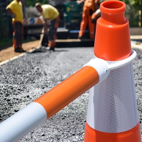 8 حزم من 4 أقدام إلى الحد الأقصى 7 أقدام قضبان مخروطية مرورية قابلة للسحب، قضبان مخروطية عاكسة قابلة للتوسيع لسلامة مواقف السيارات، حواجز مؤقتة محمولة لبناء أعمال الطرق in Kuwait