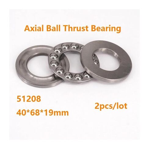 2pcs/lot Axial Ball Thrust Bearing 51208 40×68×19mm Plane Roller 40 * 68 19 mm in Saudi Arabia