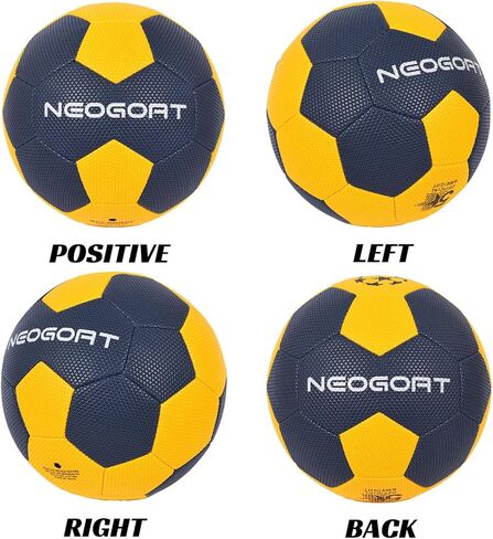 كرة قدم مقاس 5 للشباب البالغين، جلد بولي يوريثان مقاوم للماء مع طبقات مخفية مقاس رسمي 5 كرات قدم داخلية وخارجية للعب والتدريب (مفرغة) in Kuwait