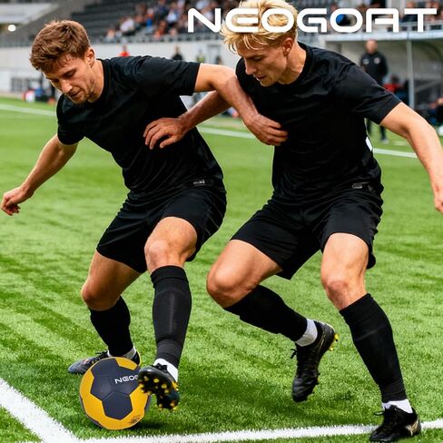 كرة قدم مقاس 5 للشباب البالغين، جلد بولي يوريثان مقاوم للماء مع طبقات مخفية مقاس رسمي 5 كرات قدم داخلية وخارجية للعب والتدريب (مفرغة) in Kuwait