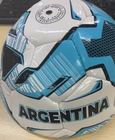 Thenshop 2 Pcs National Team Soccer Balls Size 5 Office Size Soccer Ball with Pump Faux Leather Football for Adult and Youth International Sports Events Game Training Party Favor Gifts in Saudi Arabia