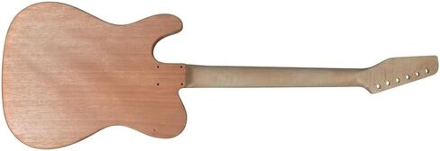 RSW DIY Electric Guitar Kit, Semi-Hollow Body DIY Electric Guitar Builder Kit Project Mahogany Unfinished New Single Cutaway in Saudi Arabia