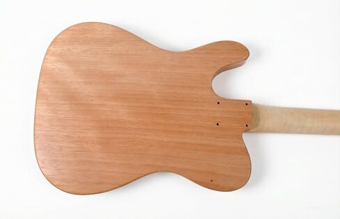 RSW DIY Electric Guitar Kit, Semi-Hollow Body DIY Electric Guitar Builder Kit Project Mahogany Unfinished New Single Cutaway in Saudi Arabia