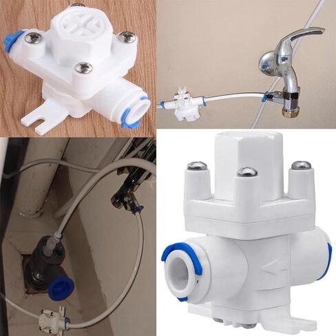 RO water pressure reducing valve regulator filter compatible with 1/4 "OD pipe create a stable water pressure environment for reverse osmosis systems 1pcs in Saudi Arabia