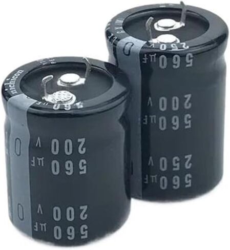 2 قطعة 560 فائق التوهج 200V 560 فائق التوهج 250V 200v560uf 250V560UF 22x30/35/40/45 25x30/35/40 30X25 مكثف (200V560uF 22x40 2 قطعة) in Kuwait