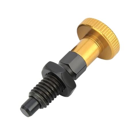 VCN217 Carbon Steel Self-Locking/Return Type Indexing Plungers Black/Gold/Pull Ring Threaded Locating Pins(VCN217-BPK-black,M8-5(50pcs)) in Kuwait