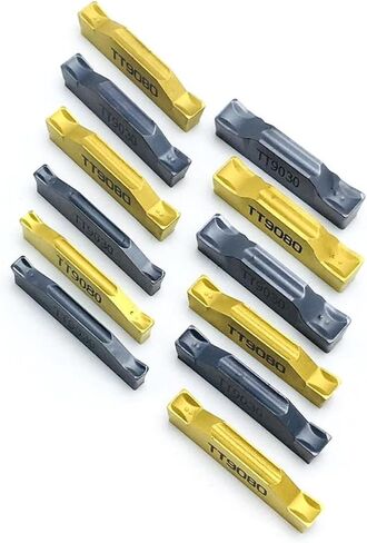 Hardware Milling Cutter Slotting Tool TDC2 TDC3 TDC4 TT9030 TT9080 Double Head 2mm 3mm 4mm Slitting Blade Turning Tool Steel (Angle : TDC2 TT9030, Shank Diameter : 10PCS(1box)) in Saudi Arabia