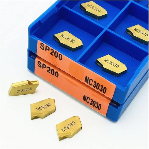 سكين قطع الطحن السطحي SP200 PC9030 NC3020 NC3030 شفرة كربيد تحول أداة فصل الشق شفرة SP200 (الزاوية: SP200 NC3030، عرض الإدخال (مم): 10 قطع (صندوق واحد)) in Kuwait