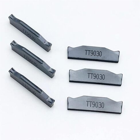 Carbide Tool TDC2 TT9030 Slotting Blade CNC Carbide Turning Tool Slotting Separation Slotting Blade TDC2 TT9030 (Angle : TDC2 TT9030, Shank Diameter : 10PCS(1box)) in Saudi Arabia