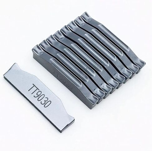 Carbide Tool TDC2 TT9030 Slotting Blade CNC Carbide Turning Tool Slotting Separation Slotting Blade TDC2 TT9030 (Angle : TDC2 TT9030, Shank Diameter : 10PCS(1box)) in Saudi Arabia