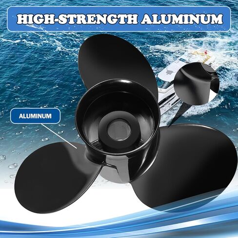 16 x 20 Upgrade Aluminum Outboard Boat Propeller for Mercury135-300HP Mercruiser Alpha Bravo ONE 16 diax 20 Pitch 15 Spline Tooth RH in Kuwait