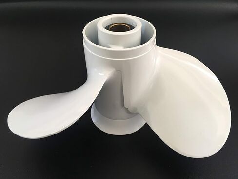 Boat Motor Engine Aluminum Propeller 9 7/8x10 1/2-F for Yamaha Parsun Hidea Powertec 20HP 25HP 30HP Outboard Motors 664-45945-00-EL 664-45945-00-00 F25-04080000 9 7/8 x 10 1/2 F in Saudi Arabia