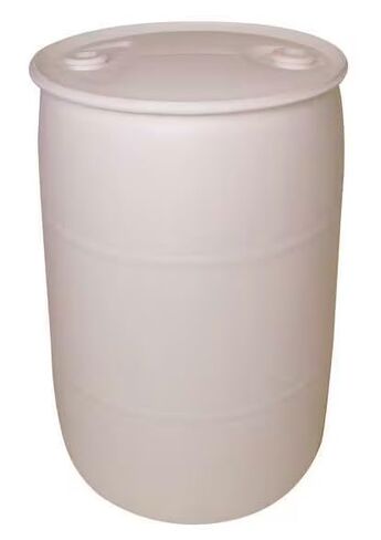 White 55 Gallon Drum Closed Head Transport Drum HDPE Unlined 870lb Load Capacity in Kuwait