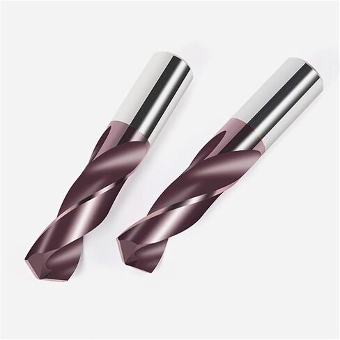 Vsharp HRC65° Solid Carbide Twist Drill Bit Tungsten Steel Alloy Drill Bit with Nano Coating for Cast Iron Alloy Stainless Steel(1.2mm,1PCS) in Saudi Arabia
