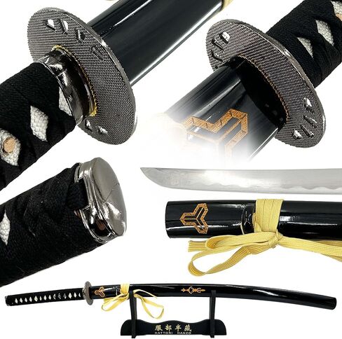 MedievalDepot Musashi Kill Bill Katana Replica 40" - Hand-Forged 1060 Carbon Steel Blade with Display Stand in Kuwait