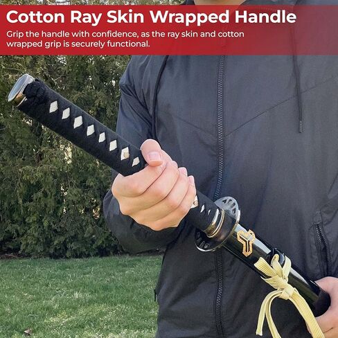 MedievalDepot Musashi Kill Bill Katana Replica 40" - Hand-Forged 1060 Carbon Steel Blade with Display Stand in Kuwait