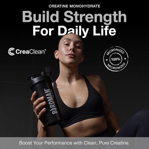 Micronized Creatine Monohydrate Powder, Muscle Recovery, Caffeine Free, Creatine Pre Workout, Vegan, Post Workout, Gluten Free, Sugar Free | 80 Servings (5 Grams Each) | 0.8lb in Saudi Arabia
