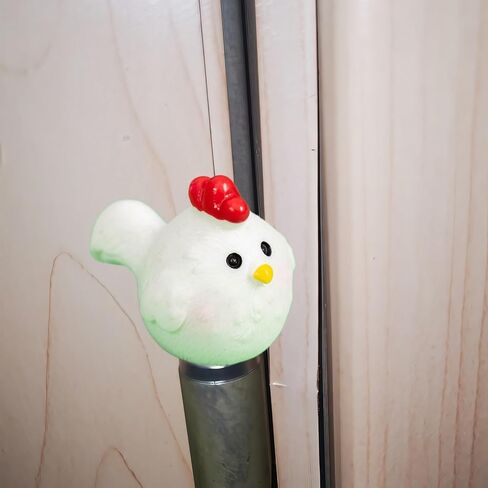Cute Mini Creative White Rooster Hinge Heads Decorative Topper Set 6PCS, Home Decoration,Magnetic Hinge Head Toppers Door Hinge in Saudi Arabia