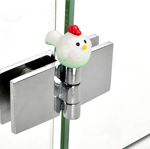 Cute Mini Creative White Rooster Hinge Heads Decorative Topper Set 6PCS, Home Decoration,Magnetic Hinge Head Toppers Door Hinge in Saudi Arabia