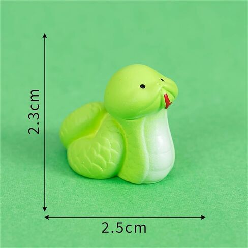 Cute Mini Creative The Green Little Snake Hinge Heads Decorative Topper Set 6PCS, Home Decoration,Magnetic Hinge Head Toppers Door Hinge in Saudi Arabia
