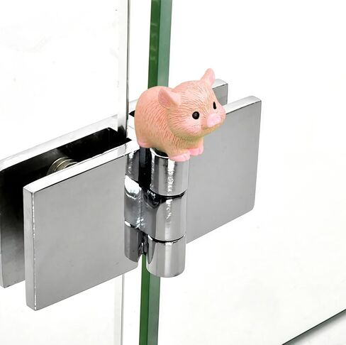 Cute Mini Creative Pink Pig Hinge Heads Decorative Topper Set 6PCS, Home Decoration,Magnetic Hinge Head Toppers Door Hinge in Saudi Arabia