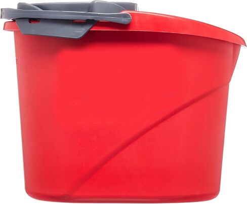 Commercial 2.5 Gallon Mop Bucket with Wringer, Red, Professional Cleaning System in Saudi Arabia