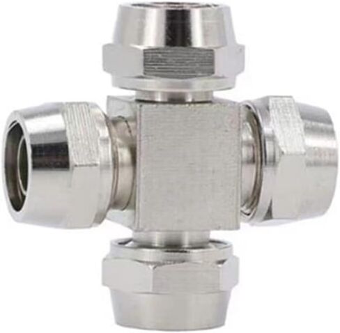 1PCS Pneumatic Quick Hose Tube Coupling OD 4mm 6mm 8mm 10mm 12mm 14 16mm Brass Fast Pipe Fitting T-type L-type Cross-type Connector(PZA,6mm) in Saudi Arabia