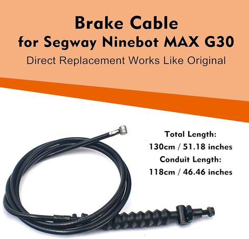 Front Brake Cable Line for Ninebot Max G30 Electric Scooter Replacement Parts Accessories in Saudi Arabia