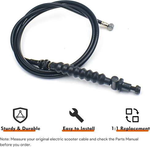 Front Brake Cable Line for Ninebot Max G30 Electric Scooter Replacement Parts Accessories in Saudi Arabia