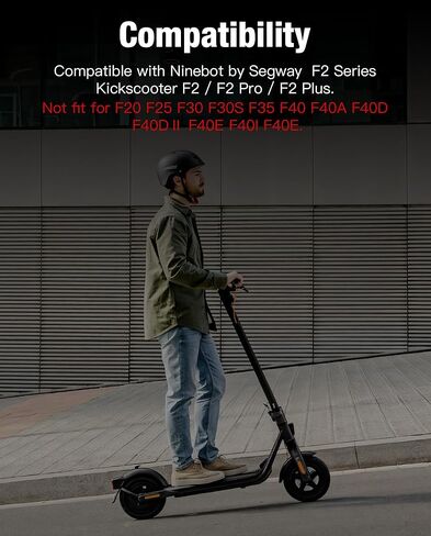 60/70-6.5 Front Wheel Assembly compatible with Ninebot by Segway F2 Series KickScooter F2/F2 Plus/F2 Pro,10 inch Complete Front Wheel with Vacuum Tire and Wheel Hub Original Parts(With Brake Disc) in Saudi Arabia