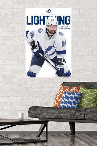 ملصق حائط من Trends International NHL Tampa Bay Lightning - سلسلة Nikita Kucherov المميزة 23 in Saudi Arabia
