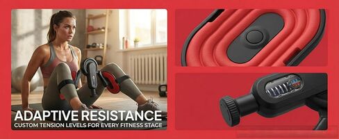 4th Generation Pelvic Floor Muscle Trainer, Adjustable 10-100lb Resistance Inner Thigh Exerciser, Kegel Trainer，Postpartum Rehabilitation and Fitness，Muscle Exercise，Health Massage，Home Gym in Saudi Arabia
