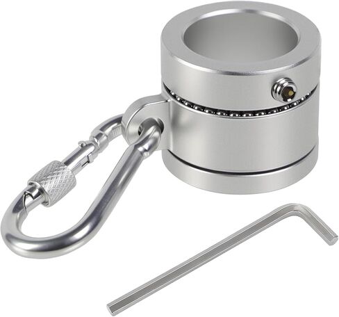 Sleever Bar Lock Collar 7/8, Sleever Bar Lock Collar with Tethering Attachment Point for Tool Lanyard, Compatible 7/8 Bar (Black) in Kuwait