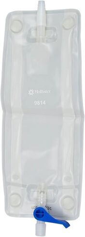 Hollister 9814 Urinary Leg Bag, Pack of 1, 18 oz (540 mL) – Sterile – Convenient Drain with Easy-to-Operate Drain Valve in Saudi Arabia