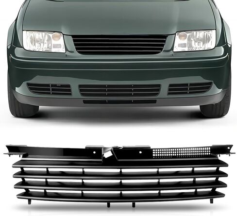 شبكة رياضية سوداء بدون شارة من PartsFlow لـ 2010 2011 2012 2013 2014 VW Volkswagen Mk6 Golf GTI Jetta Sportwagen in Kuwait