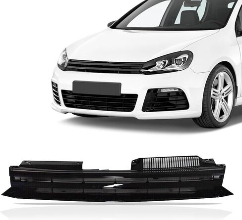 شبكة رياضية سوداء بدون شارة من PartsFlow لـ 2010 2011 2012 2013 2014 VW Volkswagen Mk6 Golf GTI Jetta Sportwagen in Kuwait