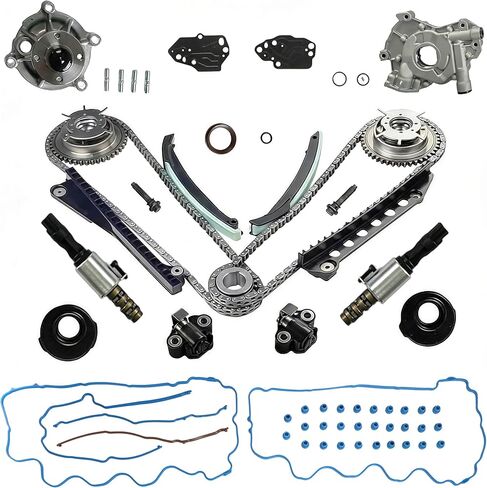 5.4 مجموعة حشية الرأس وسلسلة التوقيت مجموعة مع Cam phasers وصمامات VVT FITS For Ford F-150 F-350 Super Duty ، Expedition ، Lincoln Mark LT ، Navigator 2003-2010 5.4L 5L3Z-6268-A in Kuwait