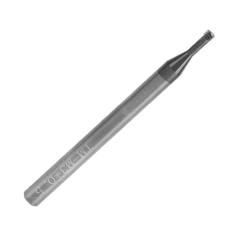 Thread Milling Cutter, 3 Tooth Metric 60°, Tungsten Steel CNC Hand Tool, M3x0.5xD4x50, for Aluminum Copper Cast Iron Stainless Steel, Long Service Life, Fully Ground Arc Blade in Kuwait