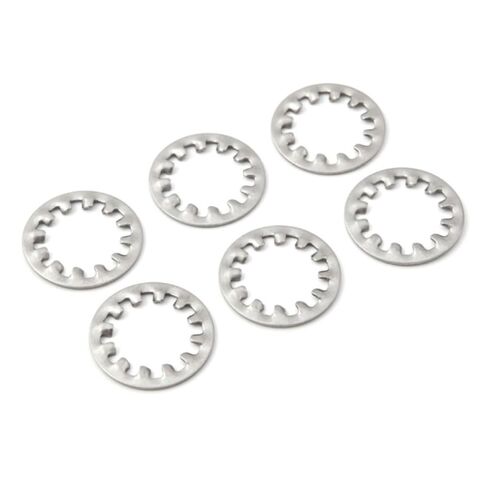 Washers,Flat Washer, Lock washers 150pcs Star Washers Assortment, Stainless Steel Internal Tooth Anti-Skid Gasket, Toothed External(M4) in Kuwait