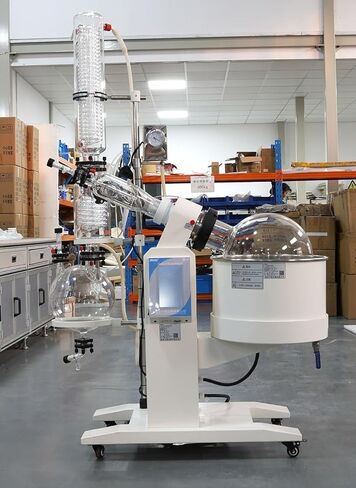 50L Rotary Evaporator with Double Condensers Double Receiving,Rotary Evaporator with Motor Lift lab Rotary Evaporator in Kuwait