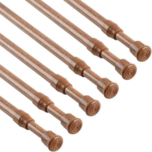 Kxlife 2 حزمة قضيب ستارة التوتر الربيعي الصغيرة من 16 إلى 28 بوصة ، قضبان التوتر لا تمرين على خزانة خزانة النوافذ ، أبيض in Kuwait