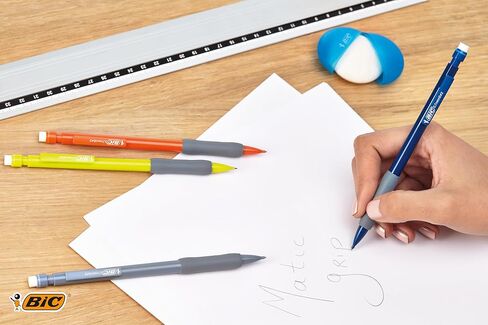 Bic Matic Original Comfort 0.7mm Mechanical Pencils, Box of 12, Black, Blue in Kuwait