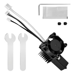 P1 Series Hotend Kit, Complete Assembly for Bamboo Lab P1P, P1S 3D Printers, 0.4 mm Hardened-Steel Nozzle, Ceramic Heater, Thermistor, Fan and Extruder Heating Block Replacement in Kuwait