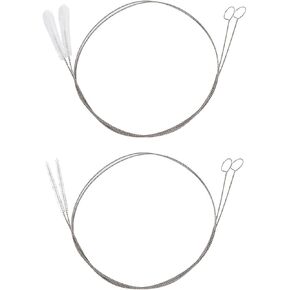 4 قطع من فرش أنبوب التغذية، منظفات أنابيب بطول 81.28 سم، فرشاة تنظيف المصاصة طويلة للغاية مع رأس بشعيرات نايلون ناعمة، مناسبة لتنظيف أنابيب التغذية والزجاجات والمصاصة in Kuwait