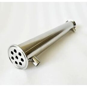 مكثف، 2 بوصة 51 مم OD64 مم مزيل للارتجاع مع 1/4 ارتفاع خيط أنثى 400 مم داخل 8 أنابيب لعمود التقطير لغو القمر فضي in Kuwait