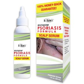 مصل الصدفية لفروة الرأس من دكتور بلين لعلاج الحكة وفروة الرأس المتقشرة | معالجة بحمض الساليسيليك والألانتوين، خالية من العطور والبارابين | تخفيف الصدفية لفروة الرأس الحساسة، حجم السفر 2 أونصة in Kuwait